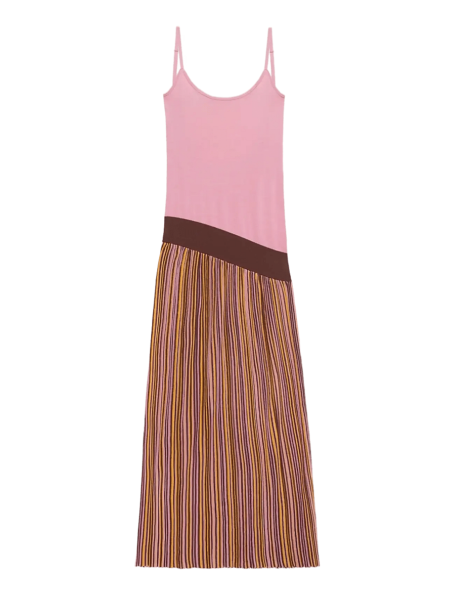 Laagam - JARA PINK ASYMMETRIC LONG DRESS - maxi dresses - pink - 0