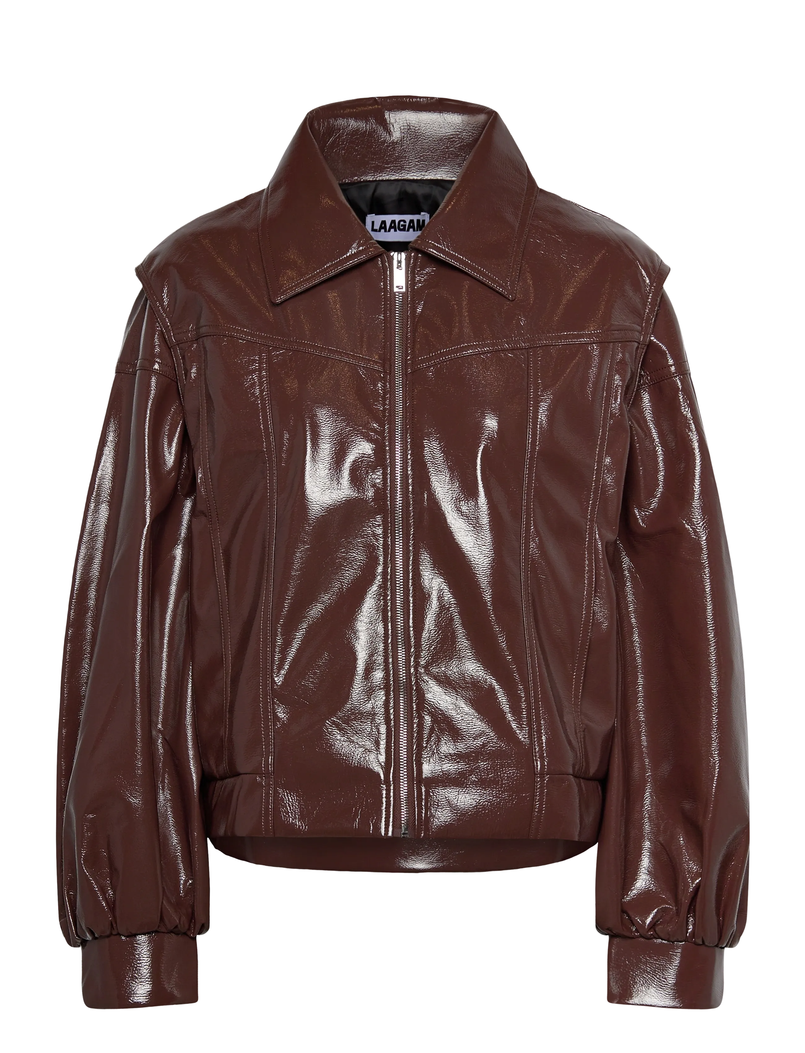 Laagam CUPIDO BROWN BOMBER JACKET - Leren jassen - BROWN / brown