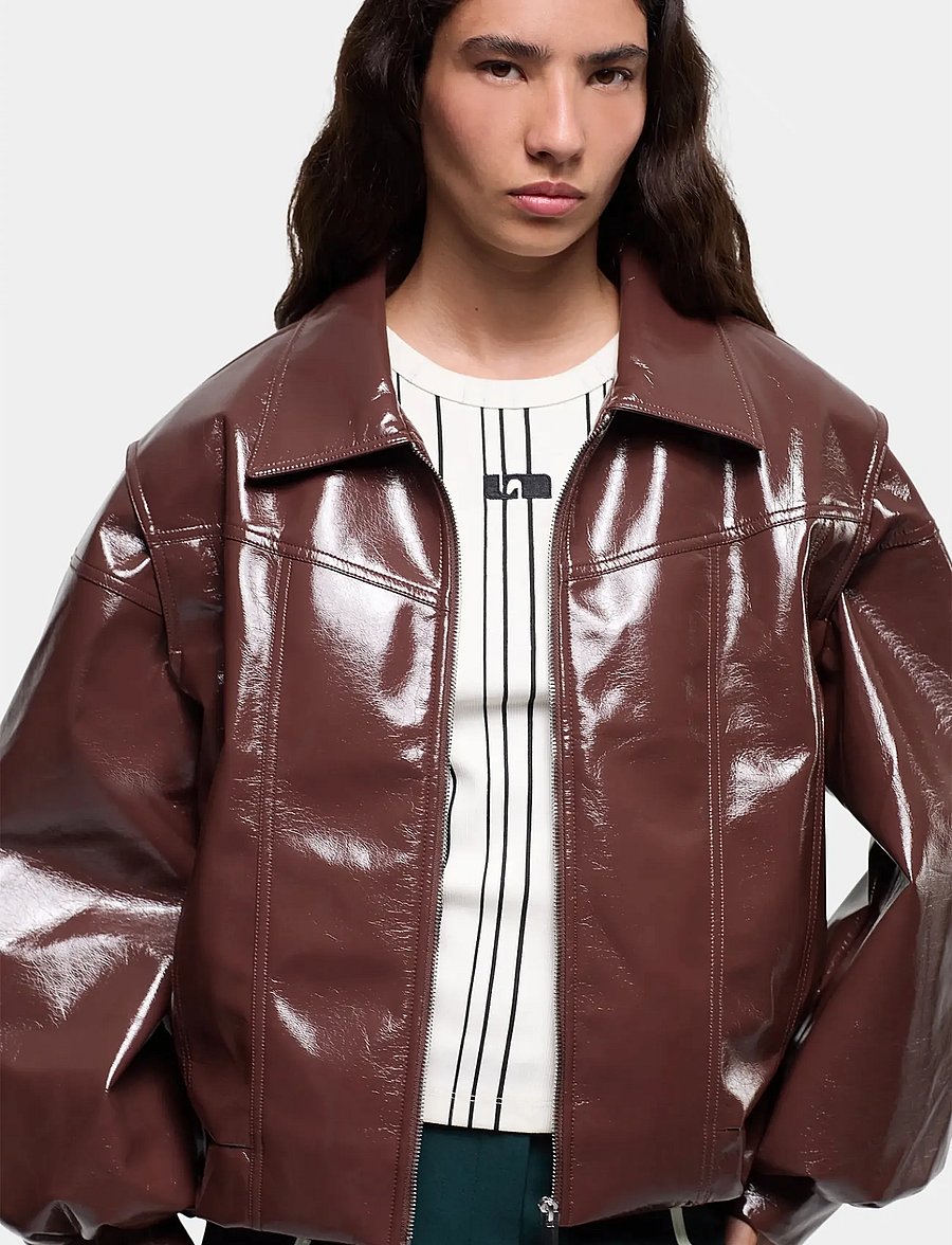 Laagam - CUPIDO BROWN BOMBER JACKET - lendurijakid - brown - 4