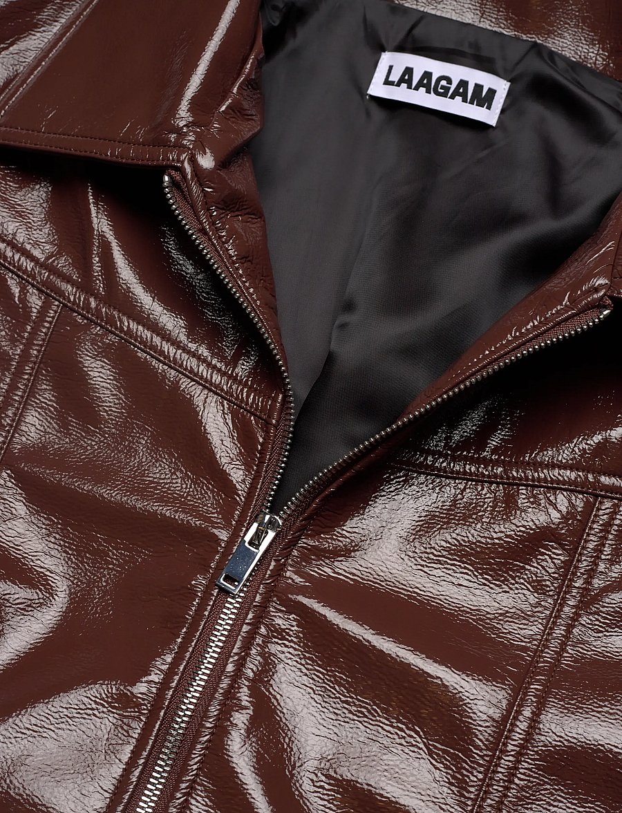 Laagam - CUPIDO BROWN BOMBER JACKET - lendurijakid - brown - 5