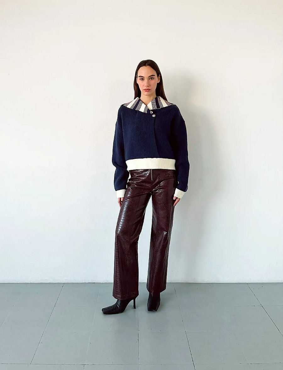 Laagam - NAPLES NAVY KNIT - koftor - dark navy blue - 3