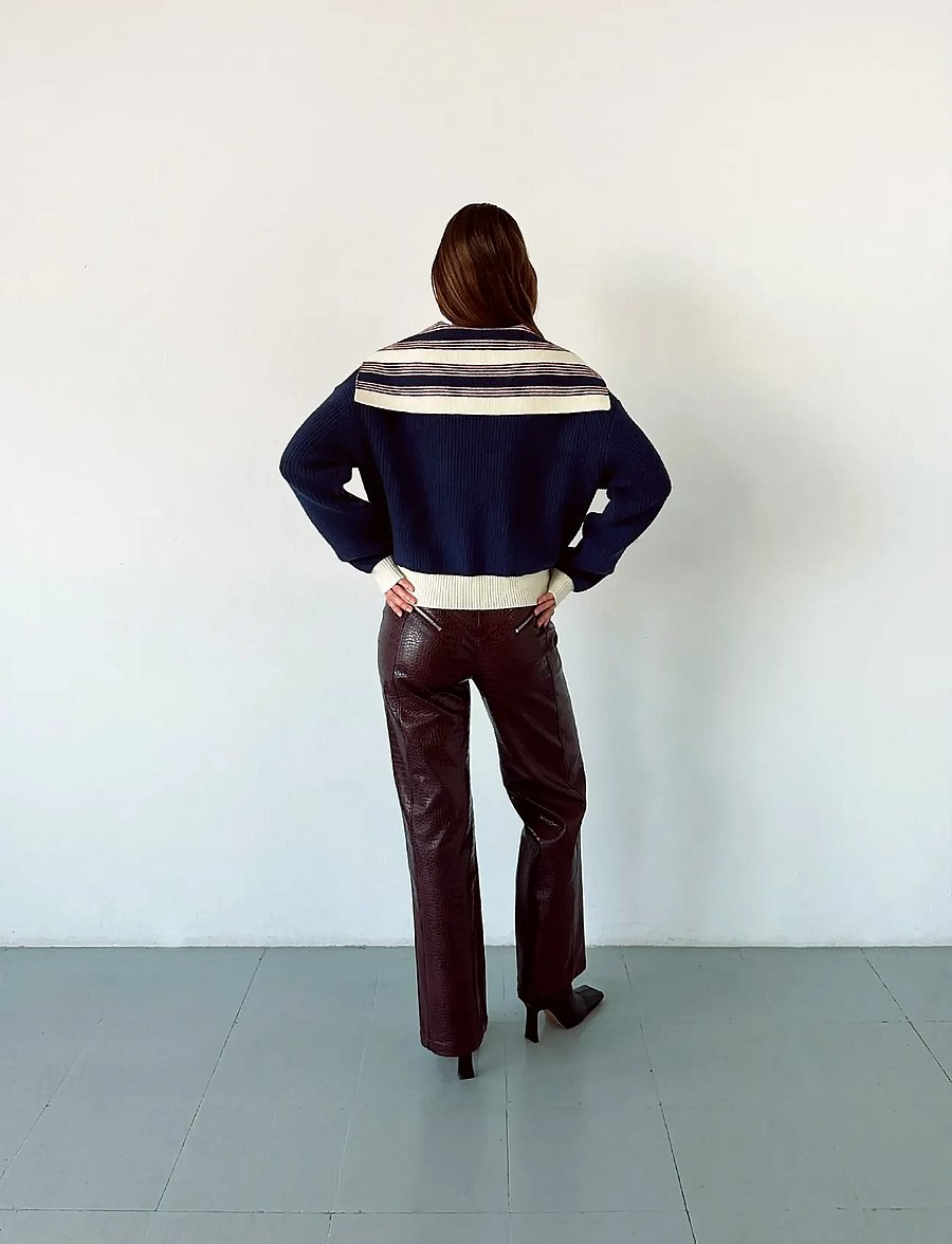 Laagam - NAPLES NAVY KNIT - koftor - dark navy blue - 5