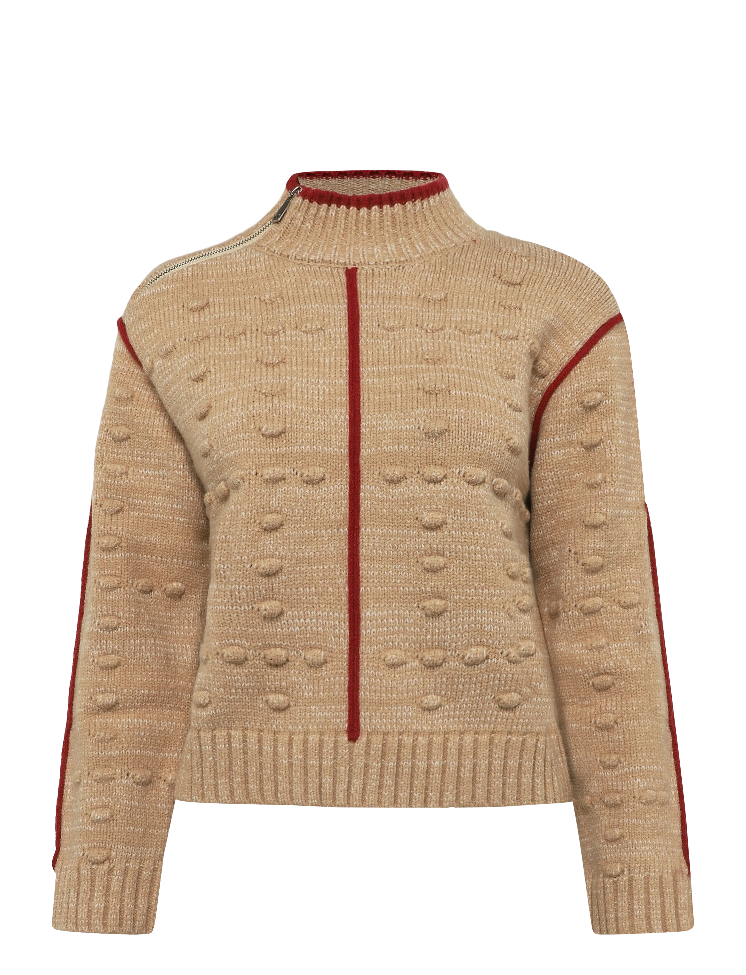 Laagam RIBES BEIGE TEXTURED KNIT - Hverdags stil - BEIGE / beige