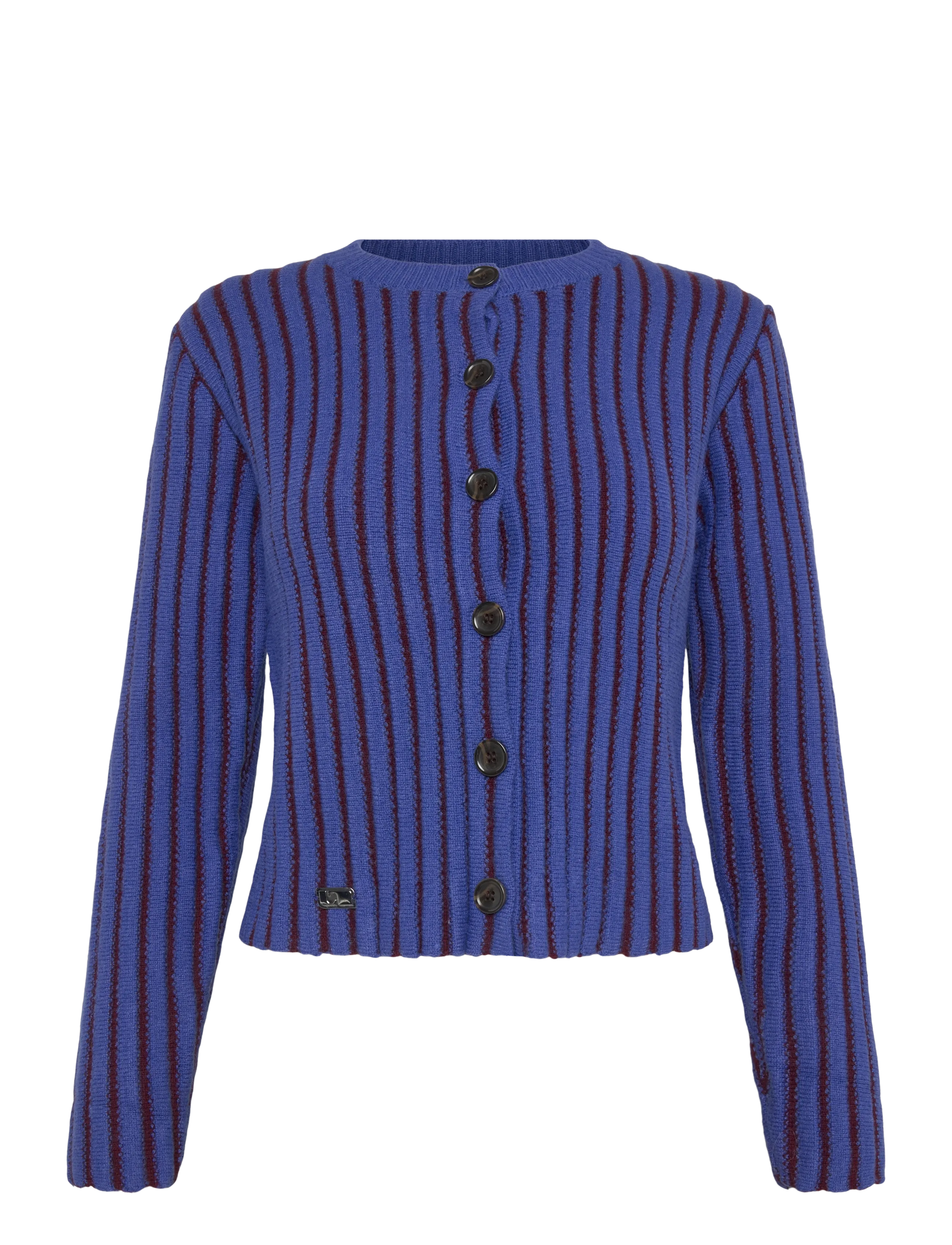 Laagam JOYCE BLUE TEXTURED CARDIGAN - Nyheder - BLUE / blue