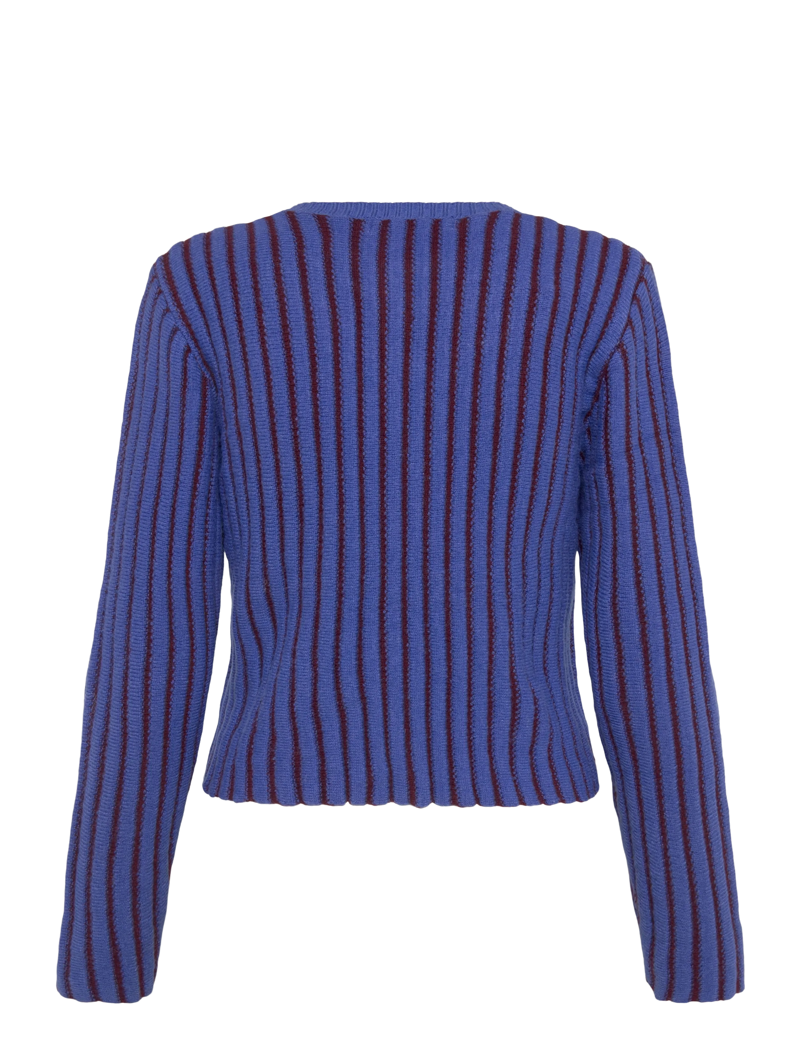 Laagam - JOYCE BLUE TEXTURED CARDIGAN - cardigans - blue - 1