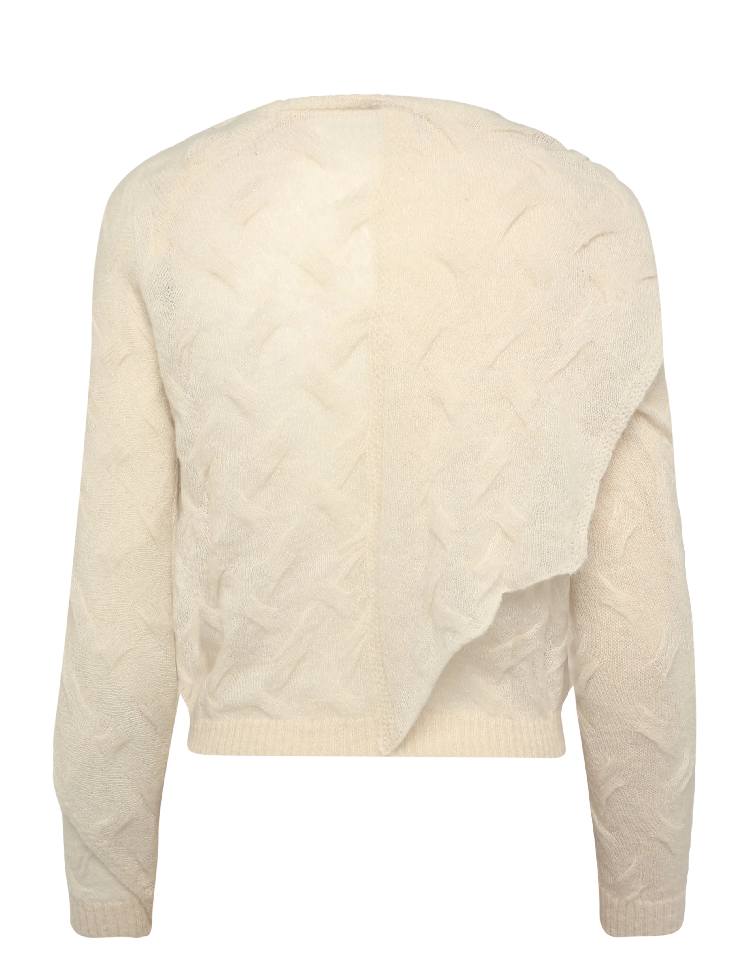 Laagam - PARKER ECRU TEXTURED KNIT - pullover - ecru - 1