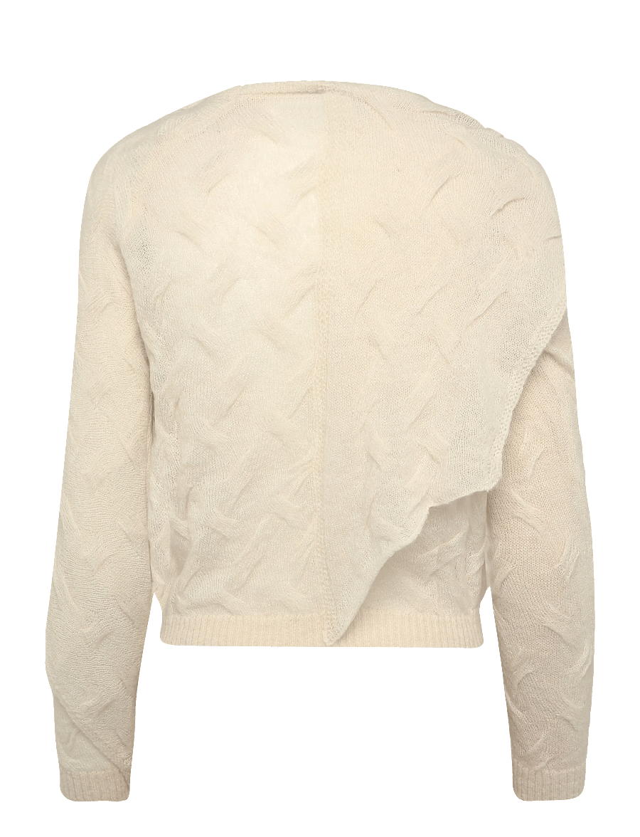 Laagam - PARKER ECRU TEXTURED KNIT - pullover - ecru - 1