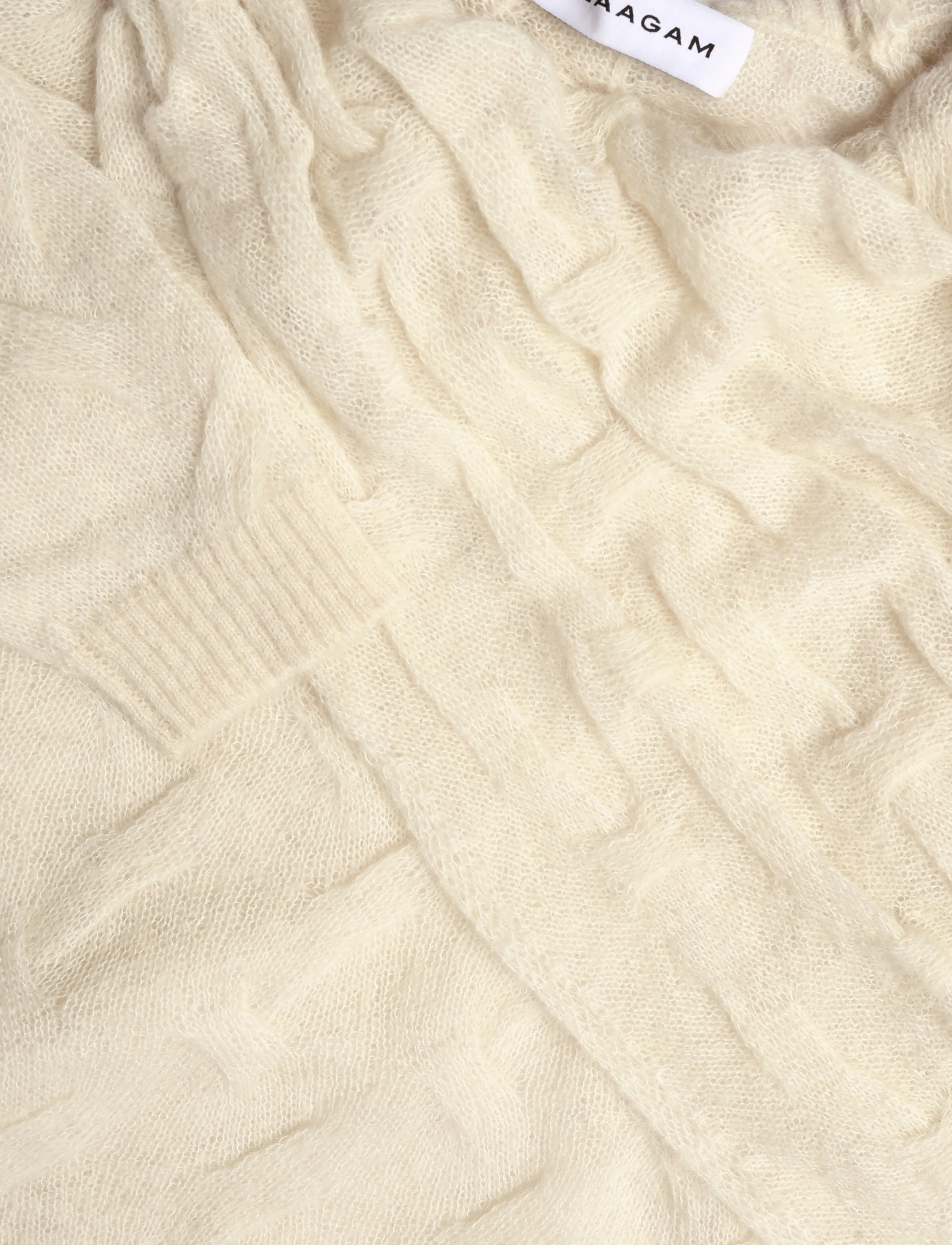 Laagam - PARKER ECRU TEXTURED KNIT - pullover - ecru - 2