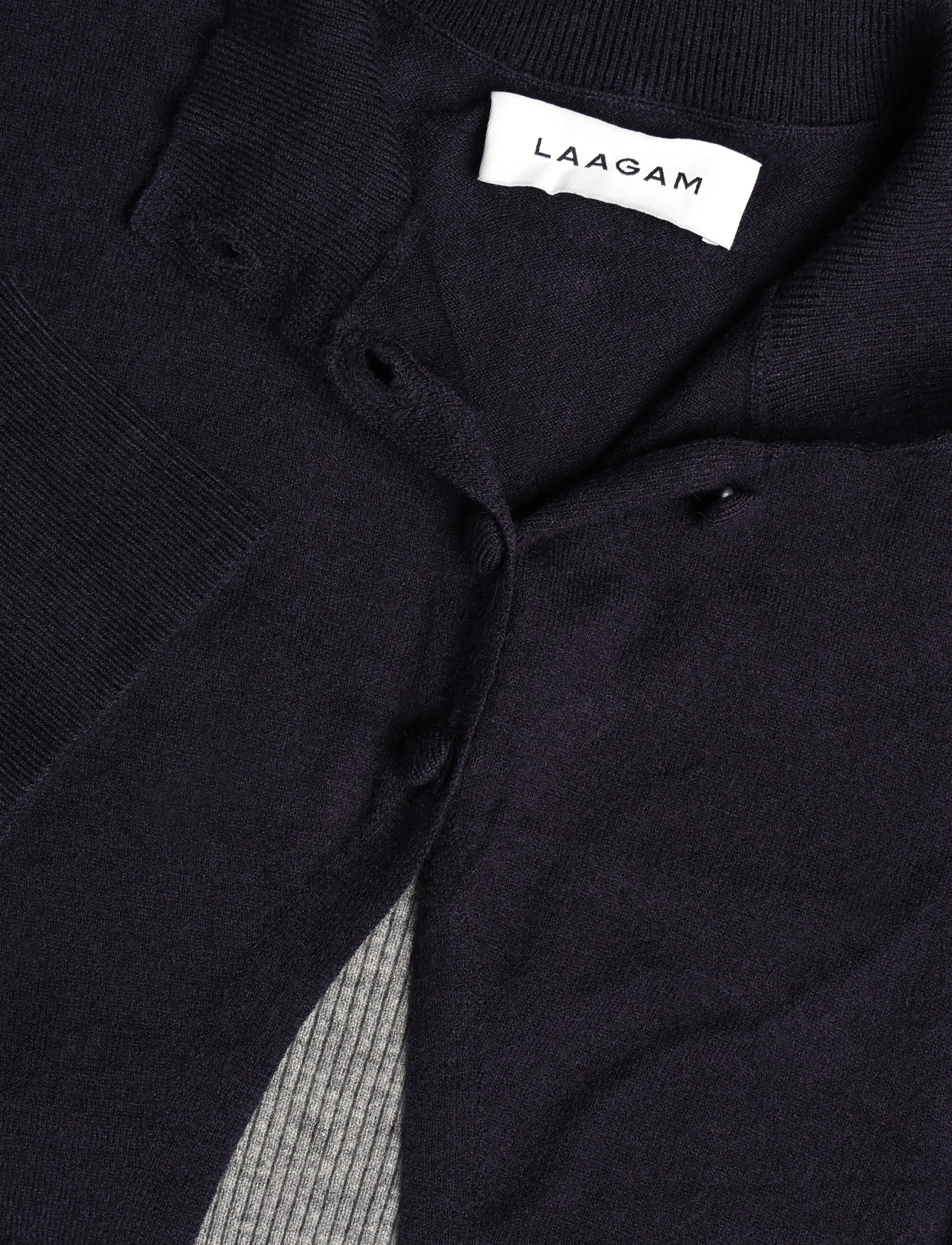 Laagam - HALSEY NAVY CARDIGAN - lühikesed topid - navy blue - 2