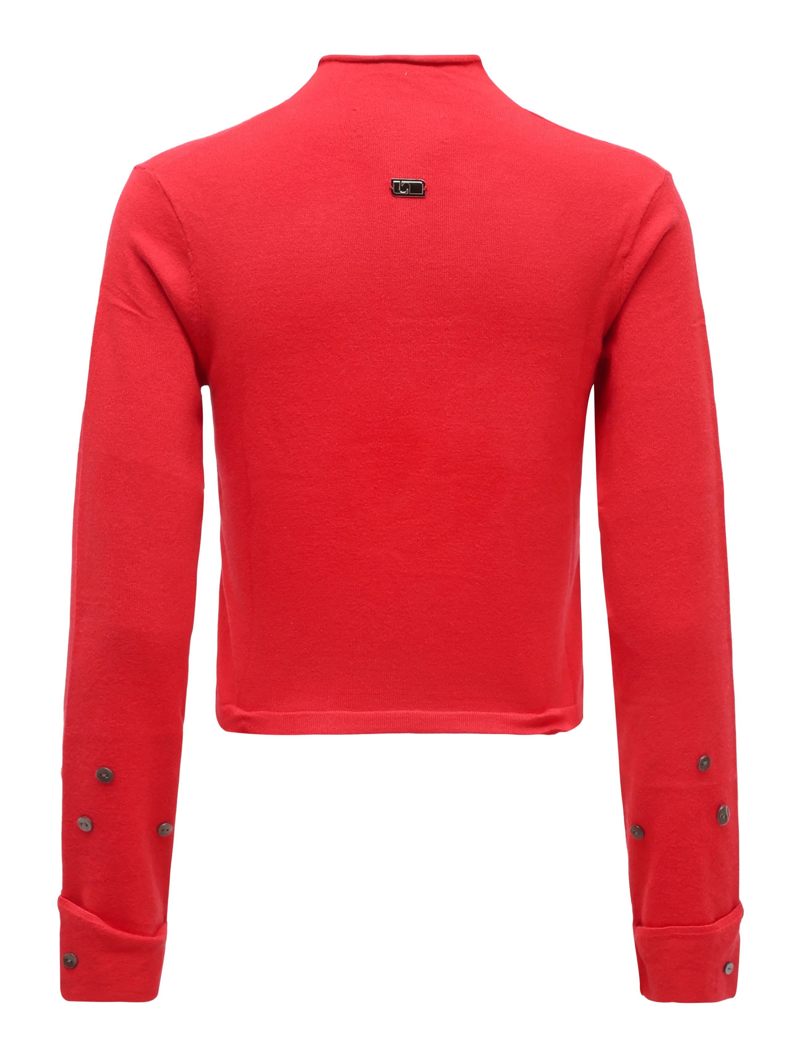 Laagam - FIA RED BUTTONED CARDIGAN - cardigans - red - 1