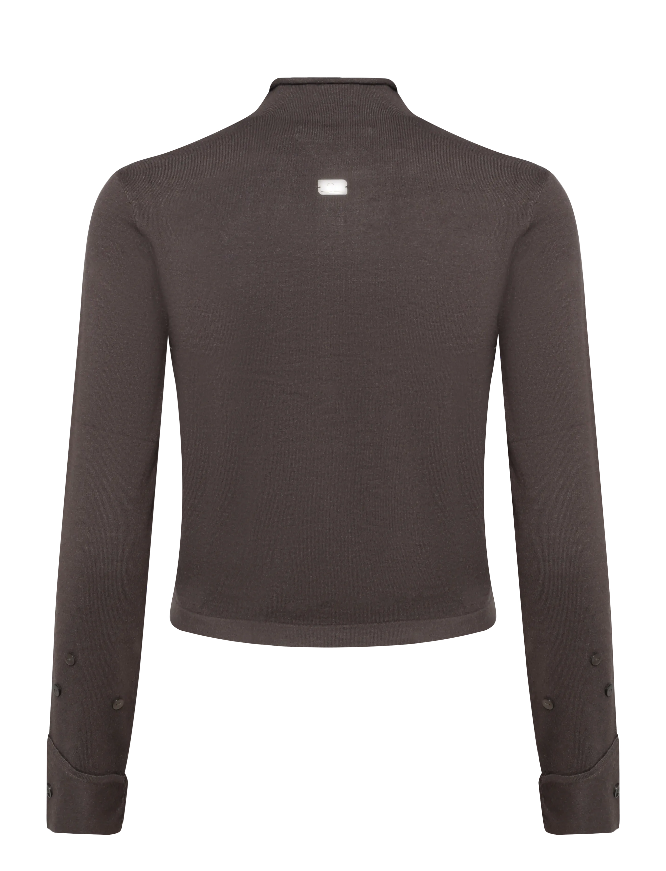 Laagam - FIA GREY BUTTONED CARDIGAN - cardigans - grey - 1