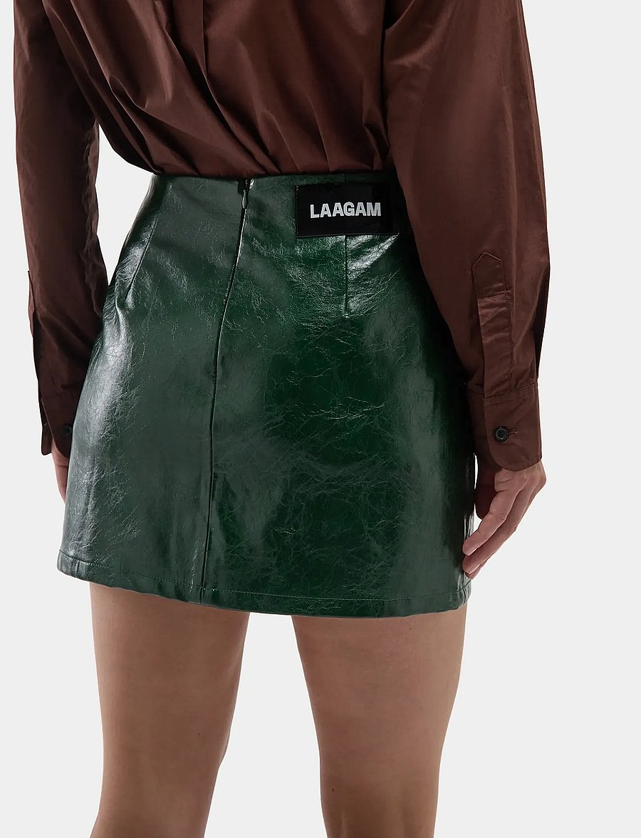 Laagam - LENA GREEN SKIRT - kurze röcke - green - 3