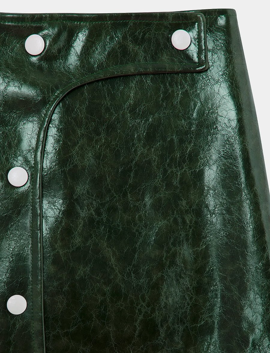 Laagam - LENA GREEN SKIRT - kurze röcke - green - 4