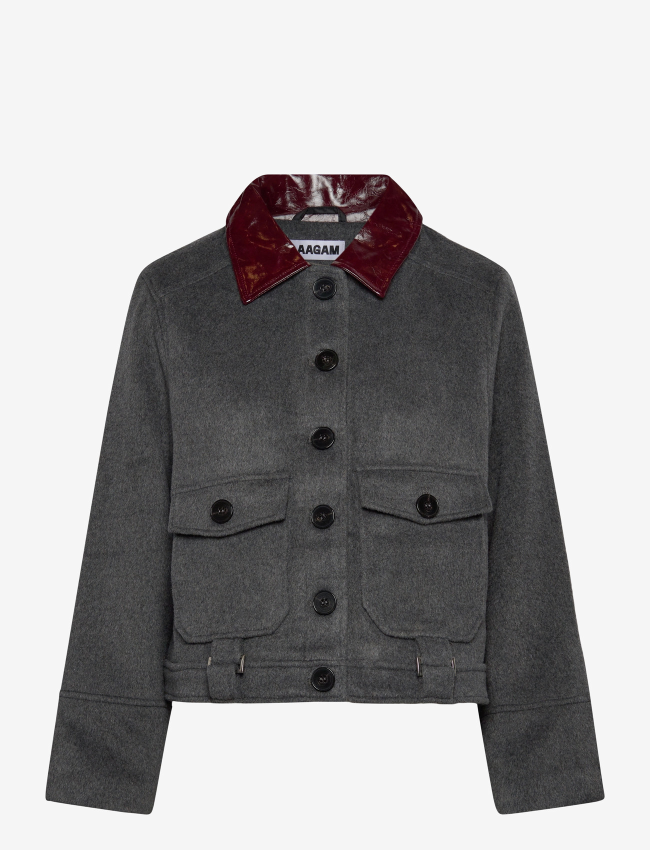 Laagam - BRUNA GREY JACKET - wollmäntel - dark grey - 1