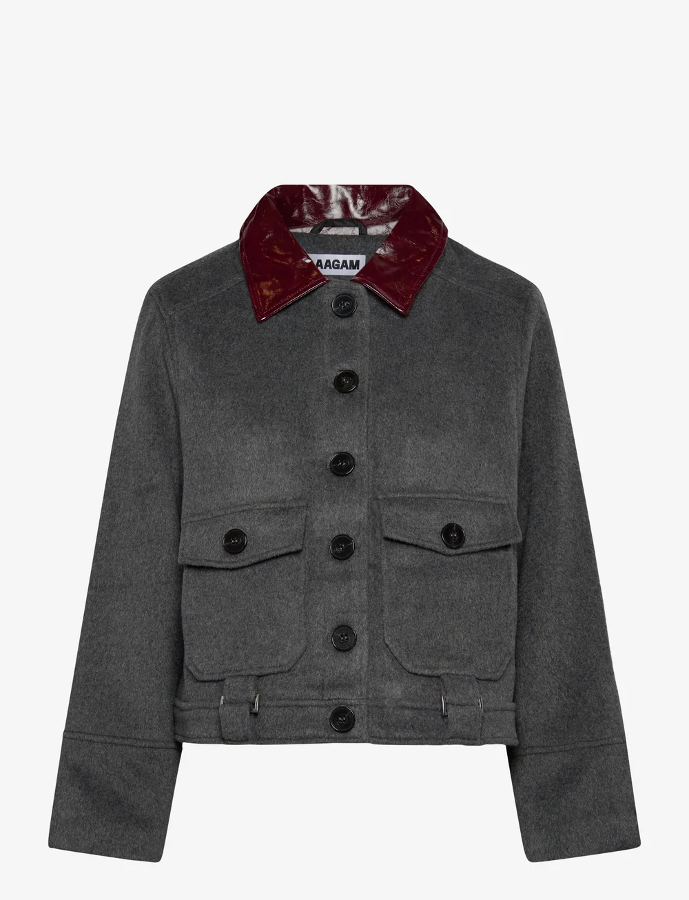 Laagam - BRUNA GREY JACKET - uldfrakker - dark grey - 1