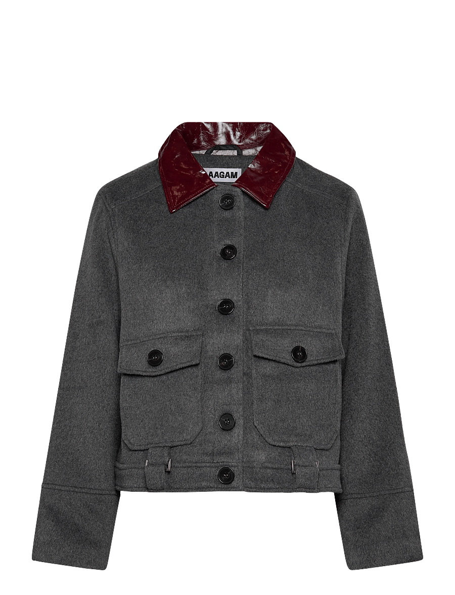 Laagam - BRUNA GREY JACKET - winterjacken - dark grey - 1