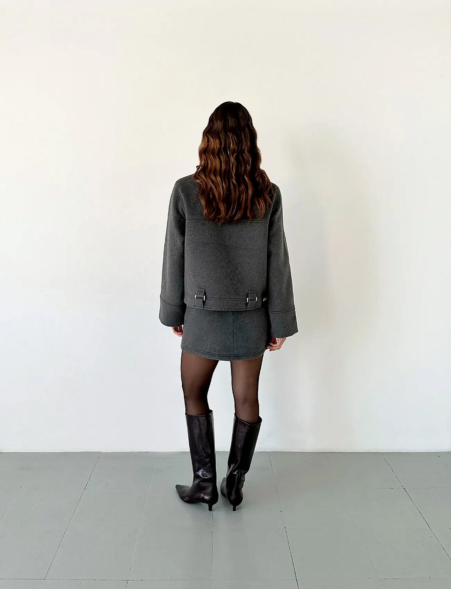 Laagam - BRUNA GREY JACKET - winterjacken - dark grey - 3