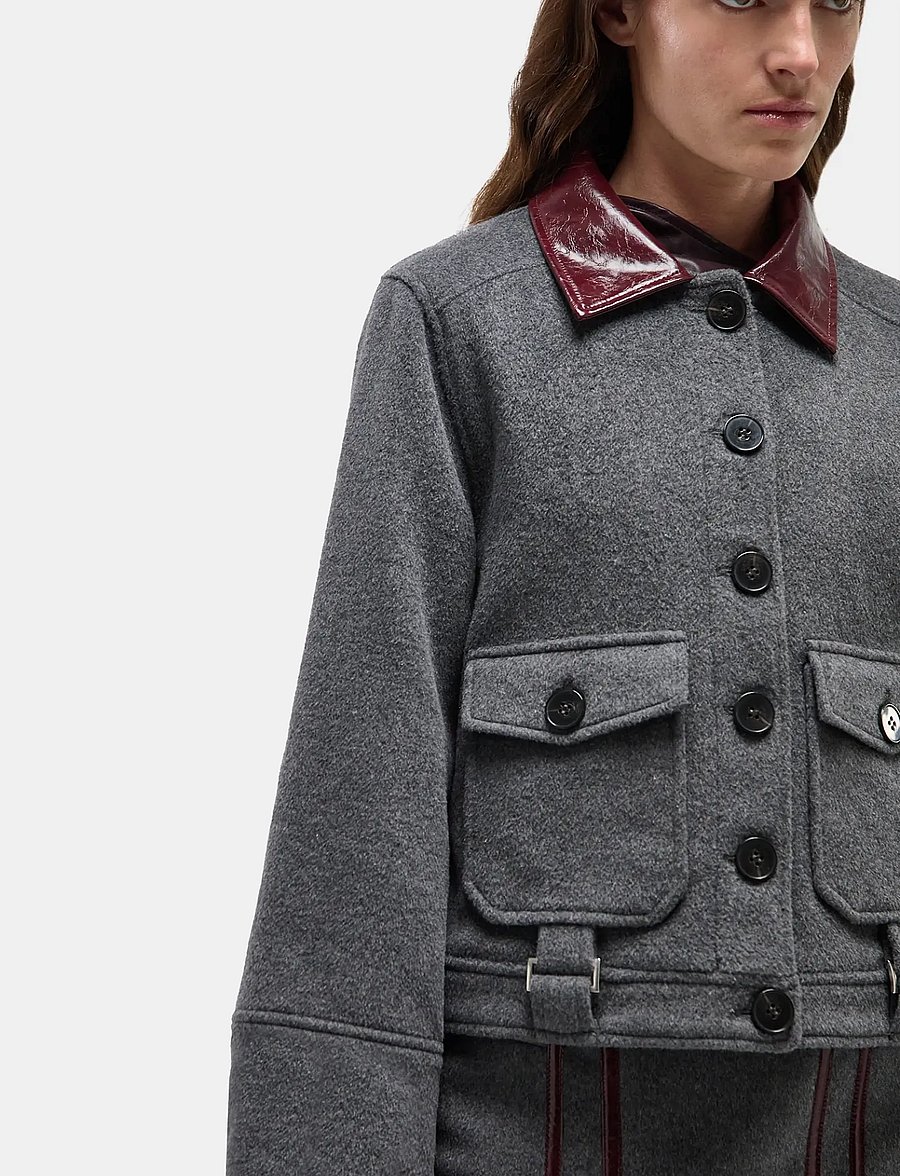 Laagam - BRUNA GREY JACKET - winterjacken - dark grey - 4