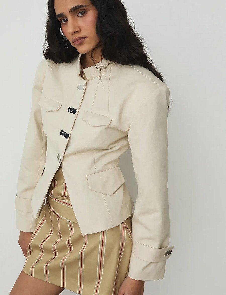 Laagam - MILOU ECRU JACKET - forårsjakker - ecru - 2