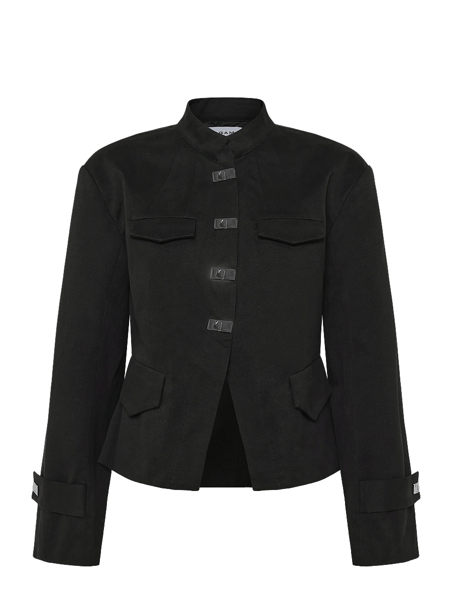 Laagam - MILOU JACKET - Üherealised pintsakud - black - 1