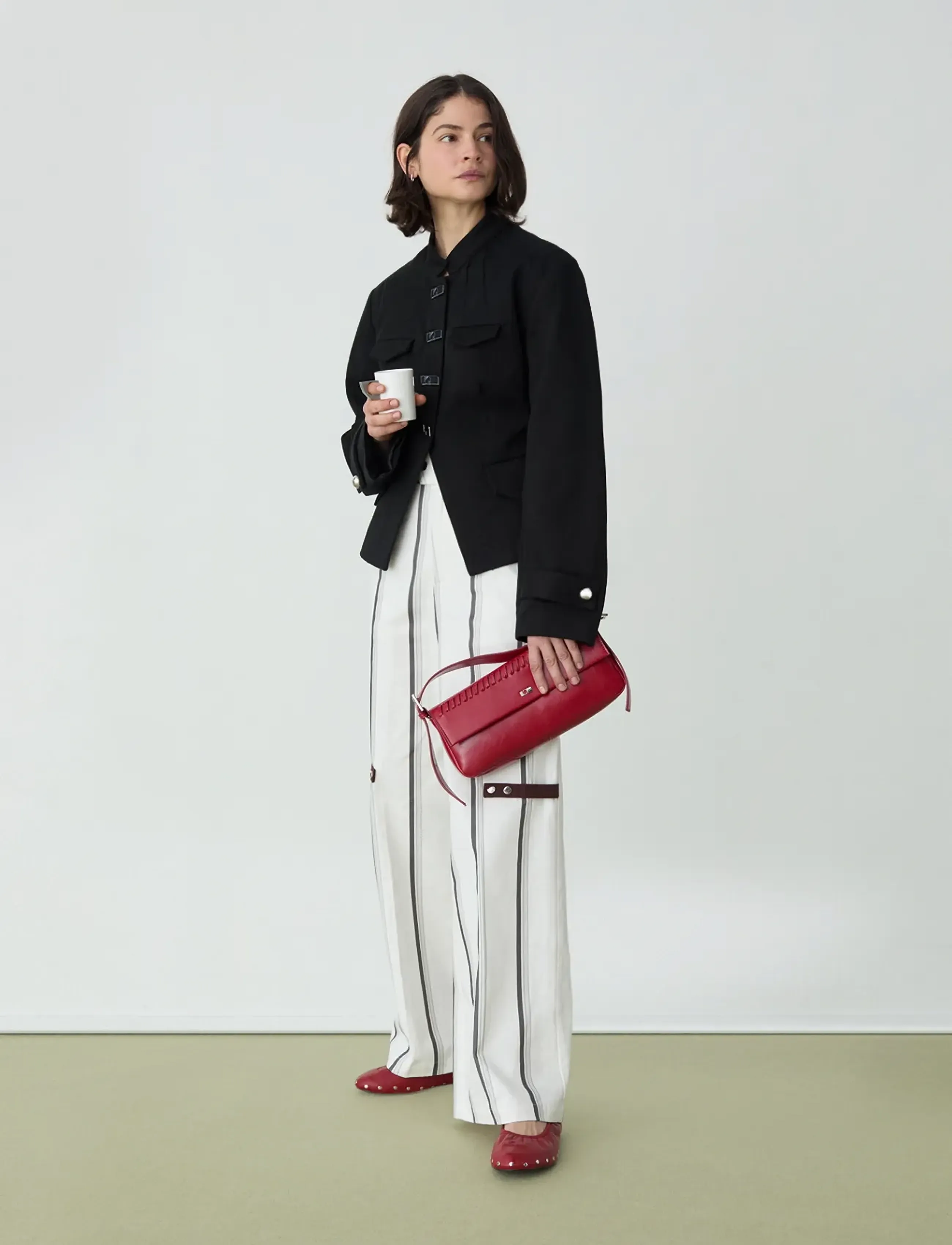Laagam Milou Jacket, Kvinder, Utility Jakke, Sort, Str: L