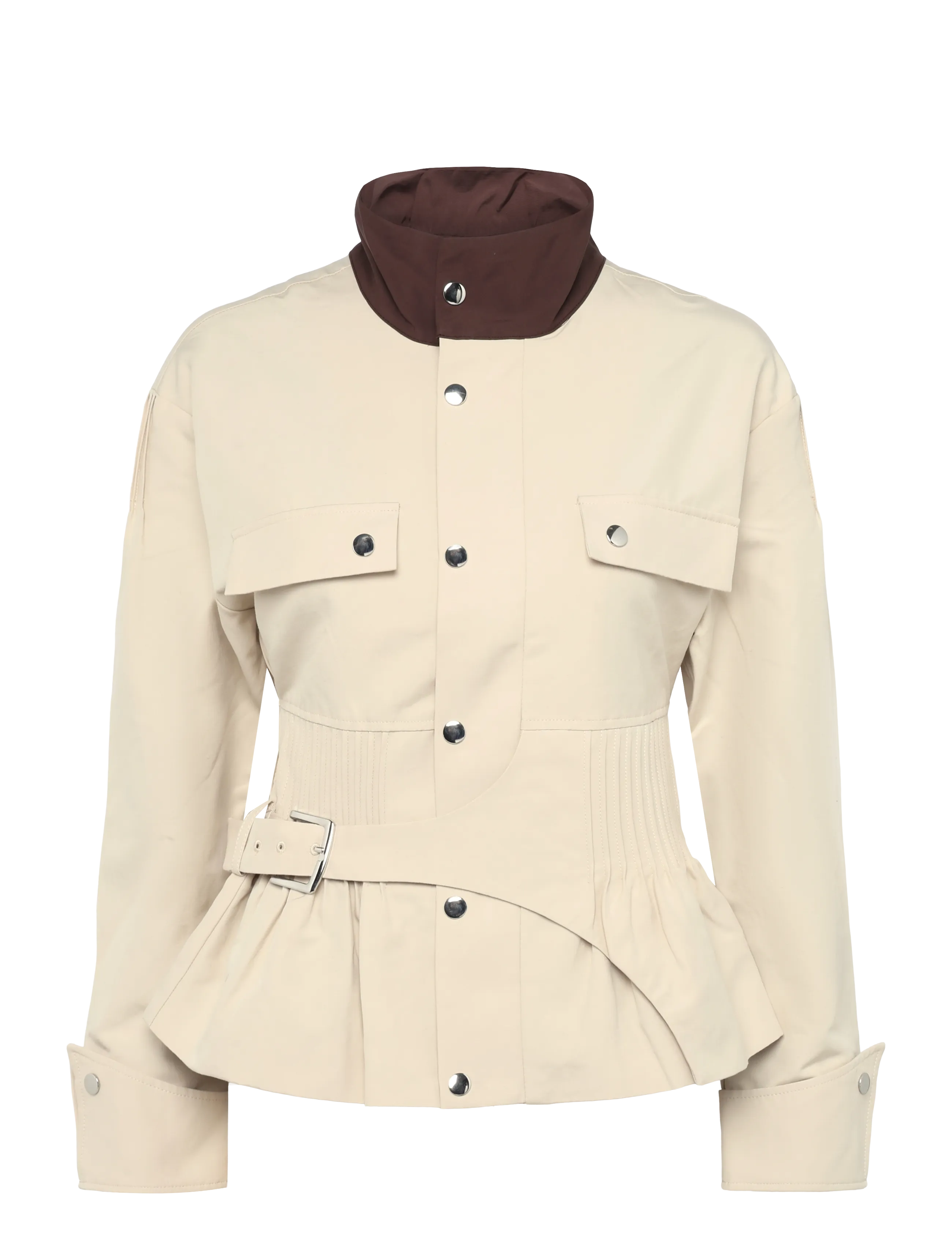 Laagam ORLY ECRU SERGE JACKET - Striukės - ECRU / cream