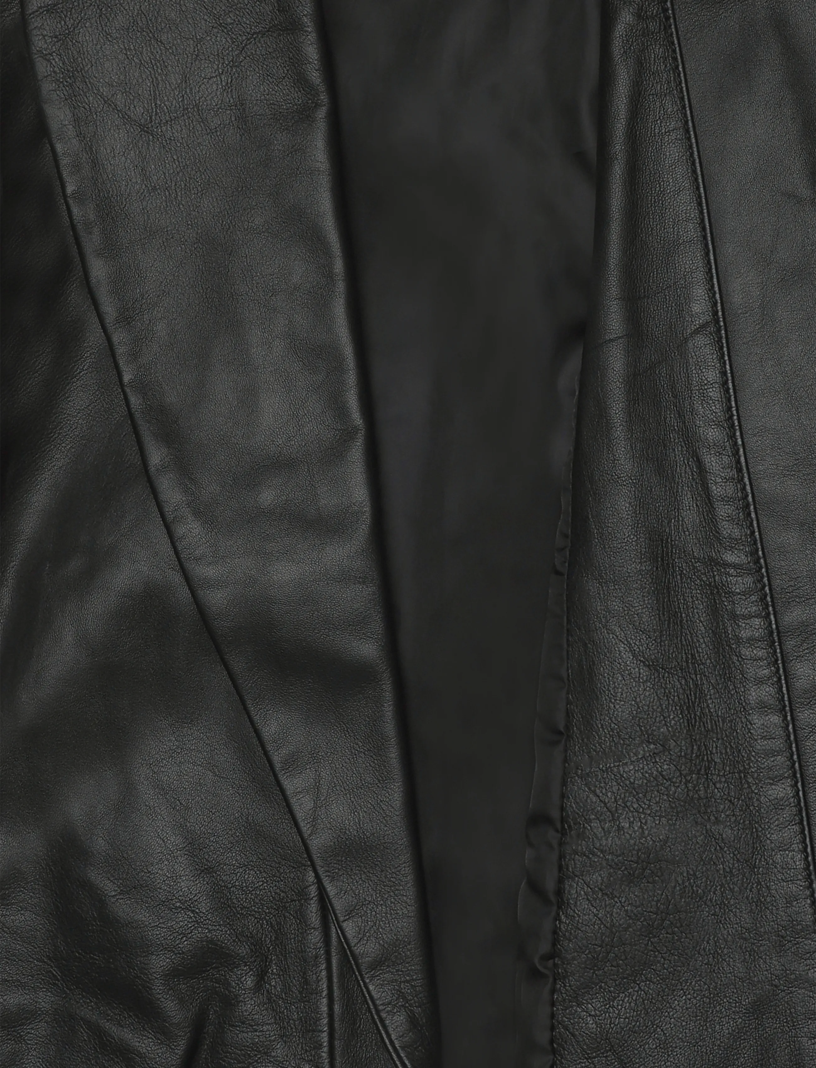 Laagam - TYRA REAL LEATHER BLACK BOMBER JACKET - virsjakas - black - 4
