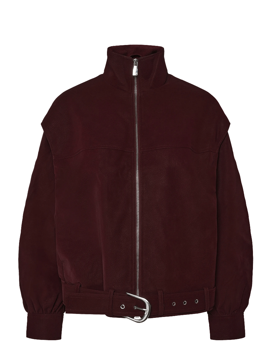 Laagam - SIGNY BURGUNDY BOMBER JACKET - bomberjacken - burgundy - 0