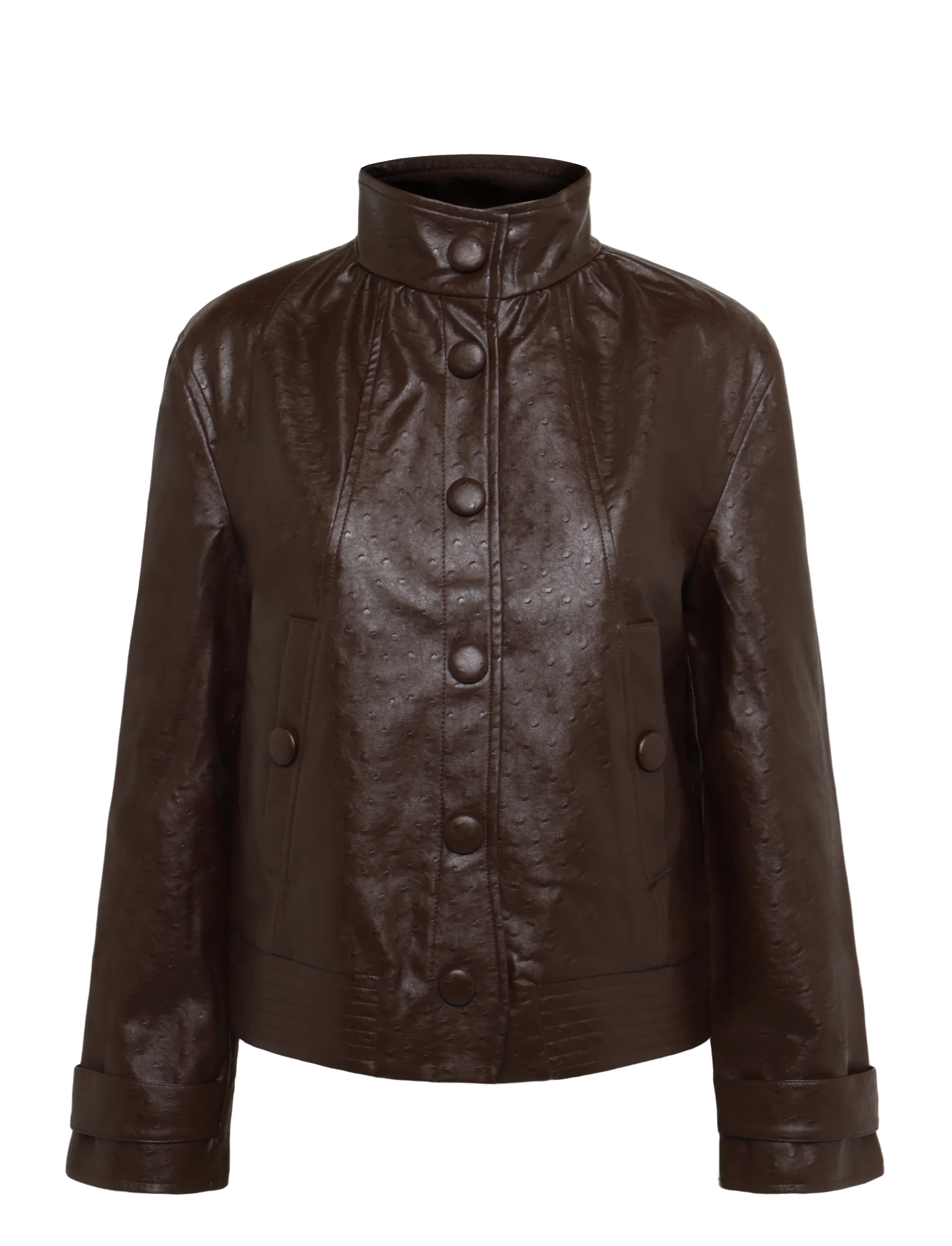 Laagam JULES BROWN JACKET - Jakas - BROWN / brown