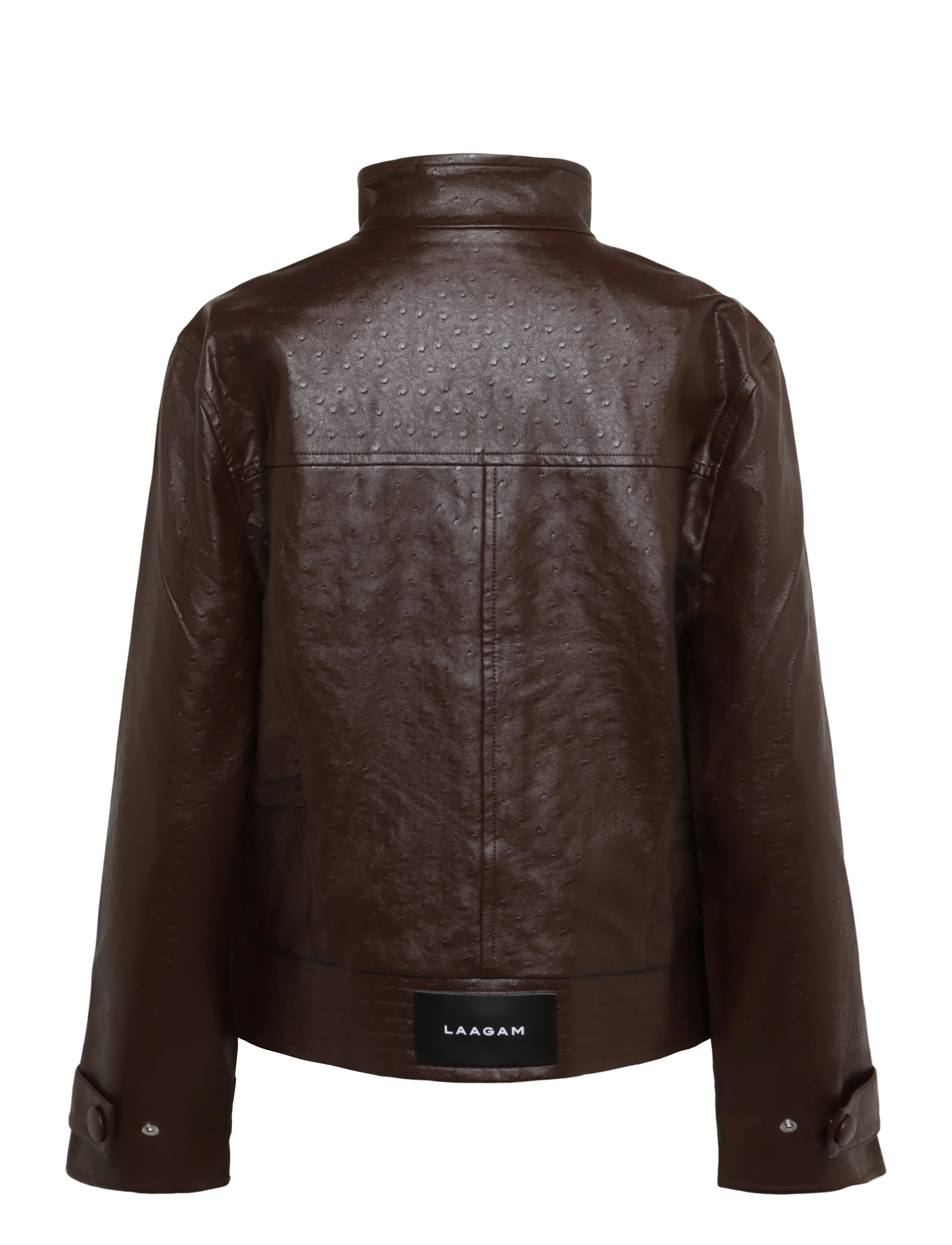 Laagam - JULES BROWN JACKET - lederjacken - brown - 1