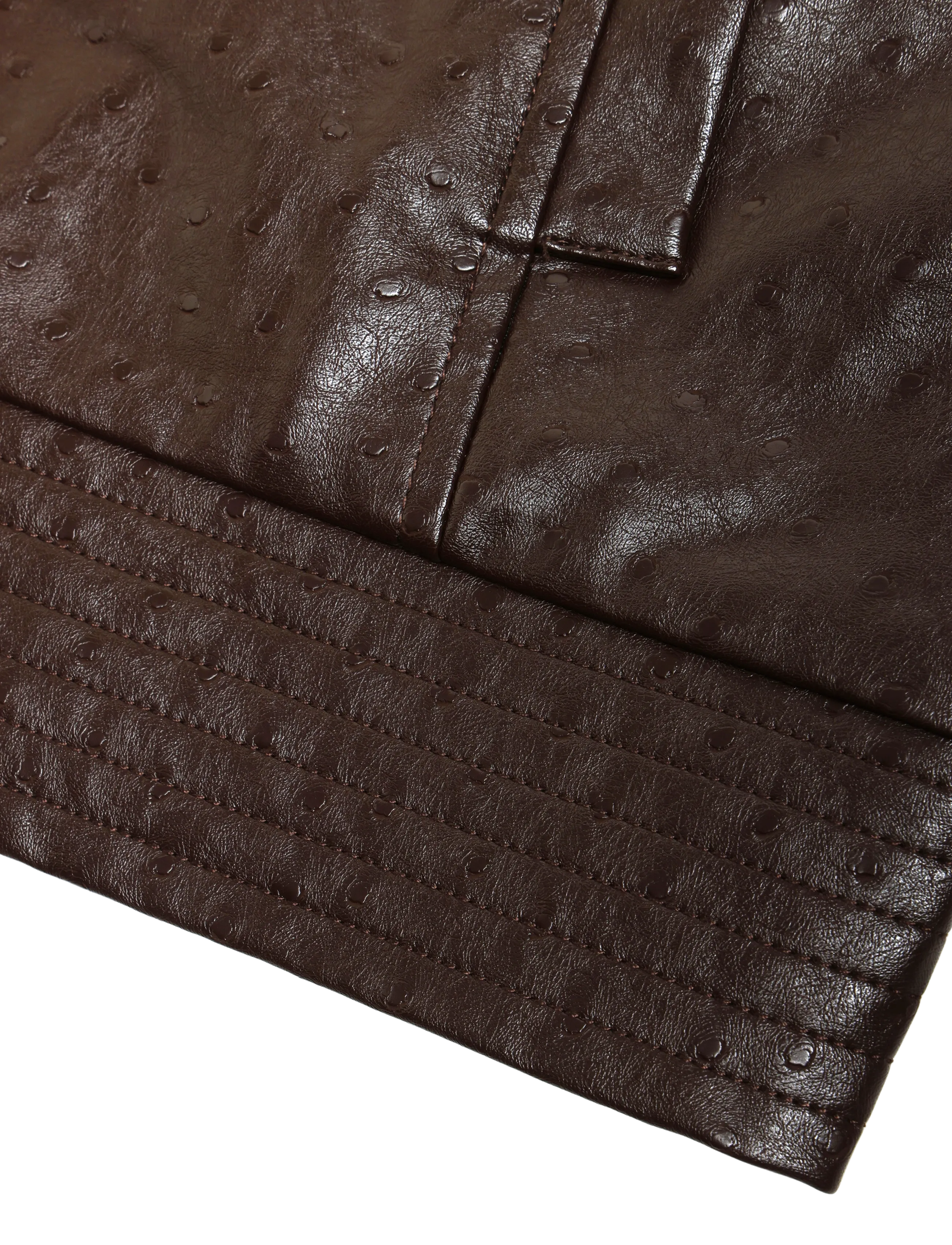 Laagam - JULES BROWN JACKET - lederjacken - brown - 3
