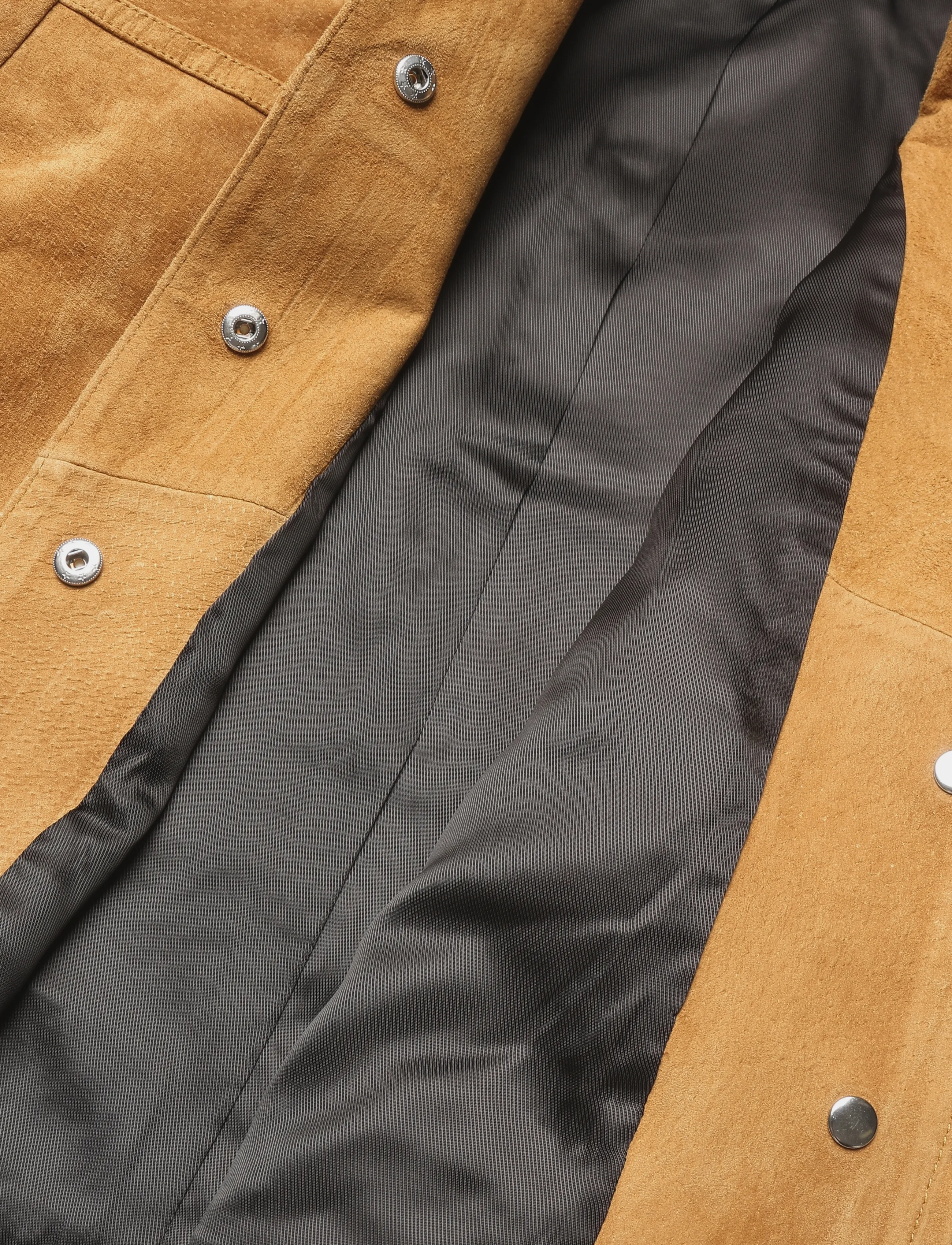 Laagam - AVELINE REAL SUEDE CAMEL JACKET - lederjacken - camel - 4