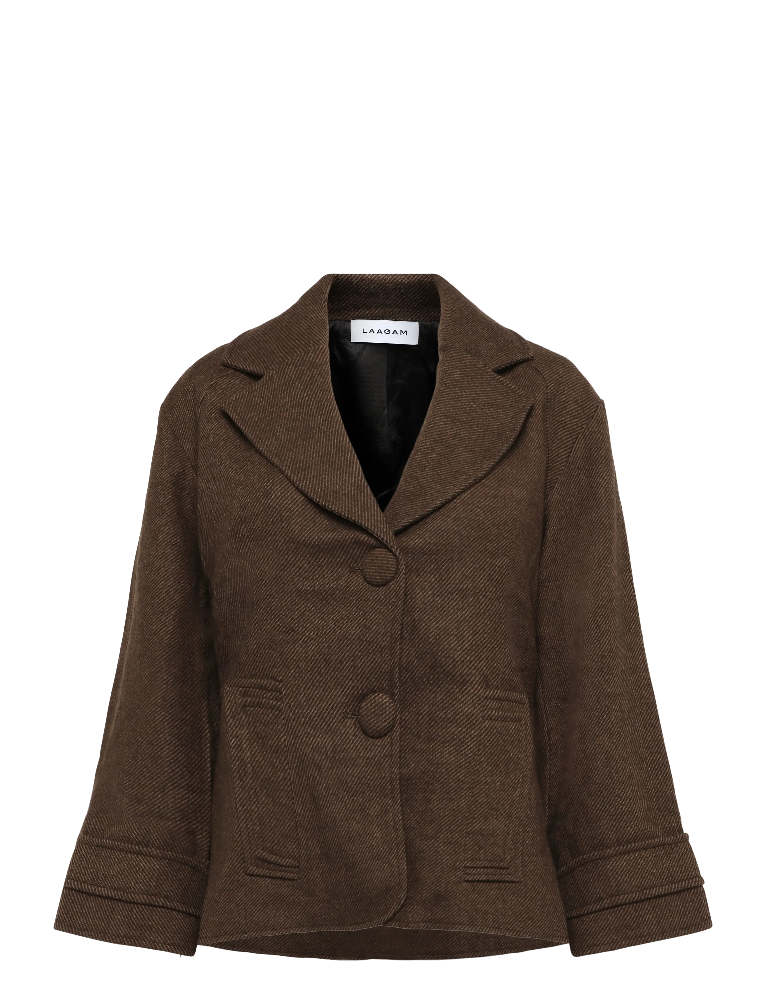 Laagam AMIRA BROWN BLAZER JACKET - Moetrendid - BROWN / brown