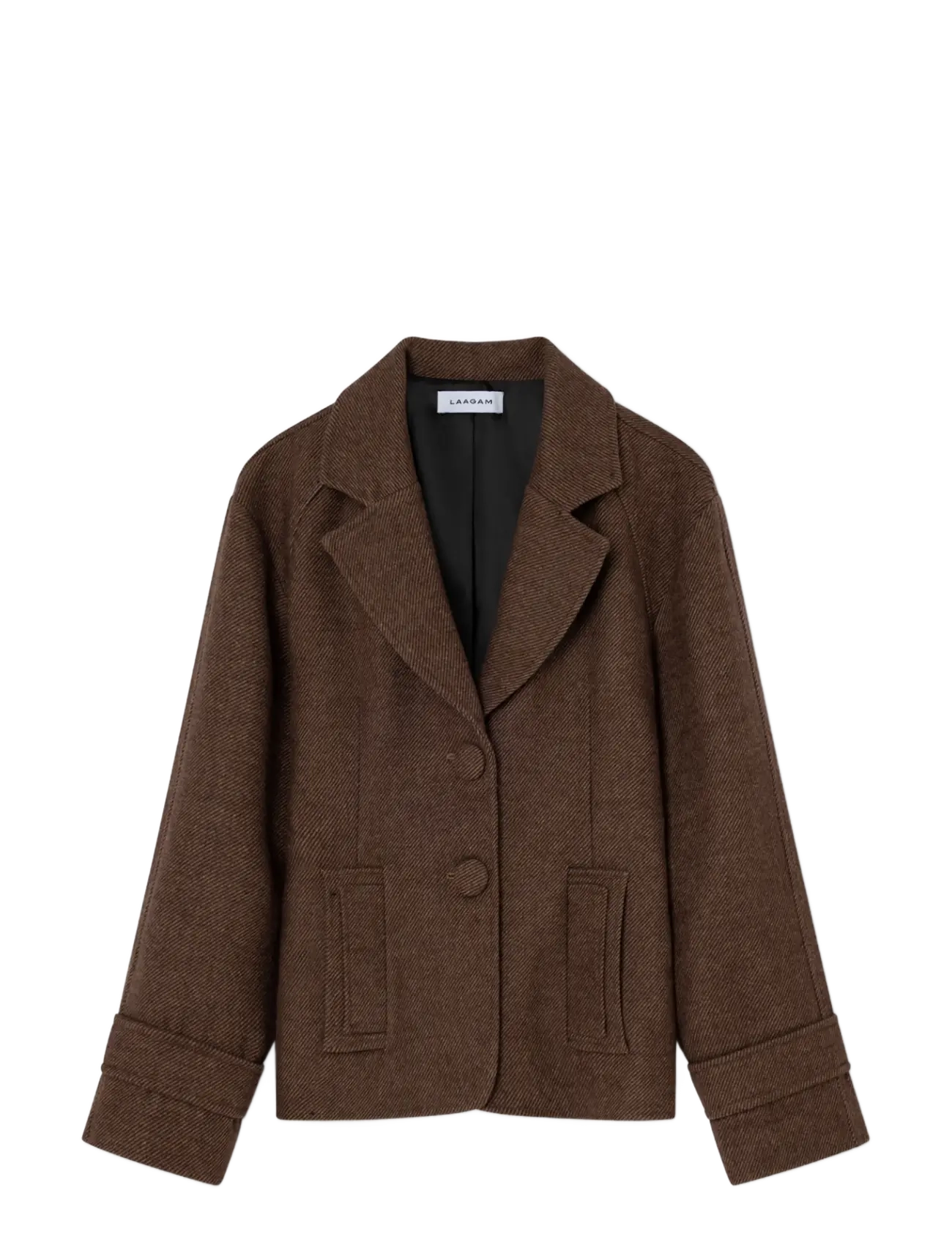 Laagam AMIRA BROWN BLAZER JACKET - Special Occasions - BROWN / brown