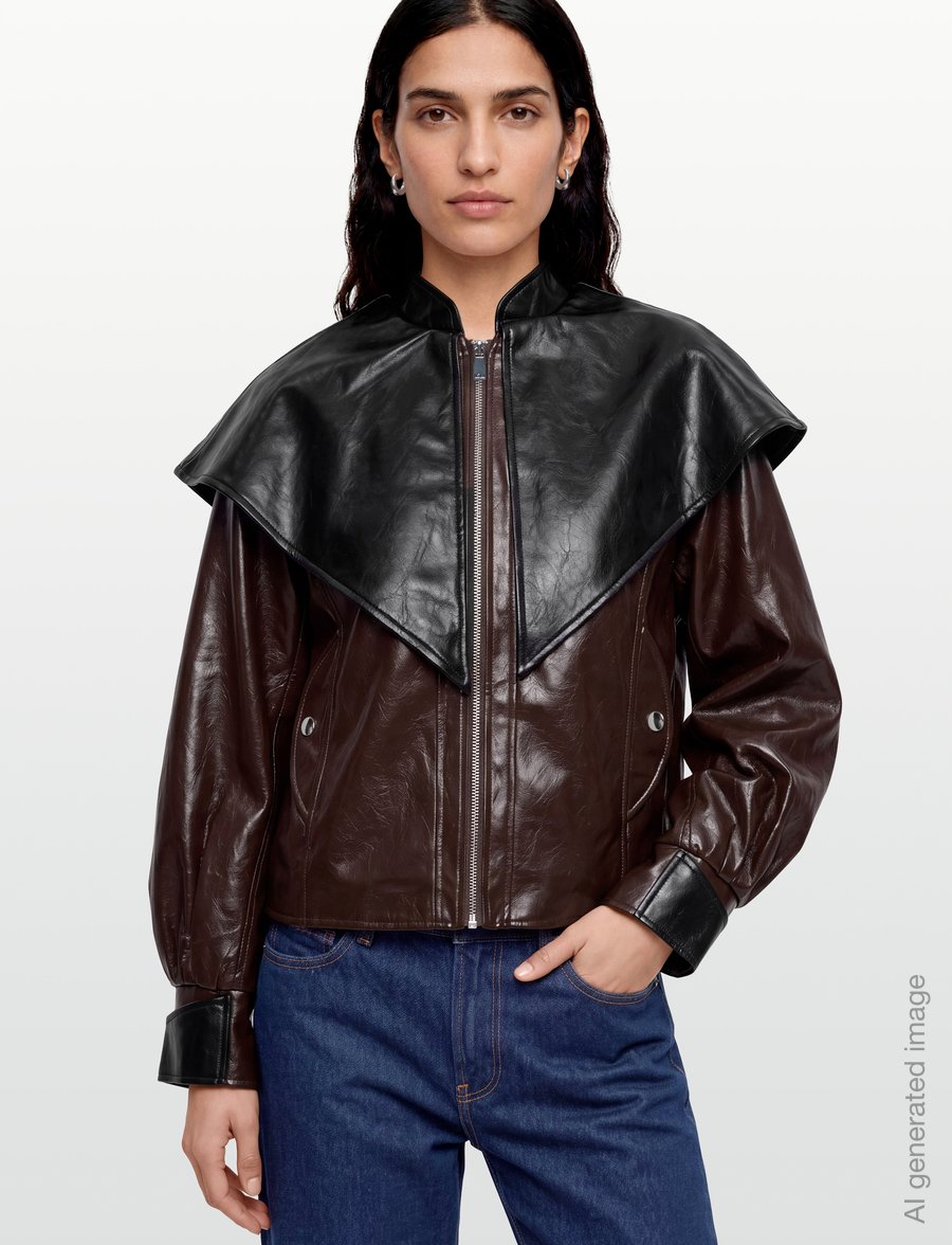 Laagam - NOOR BROWN BOMBER JACKET - bomberjackor - brown - 3