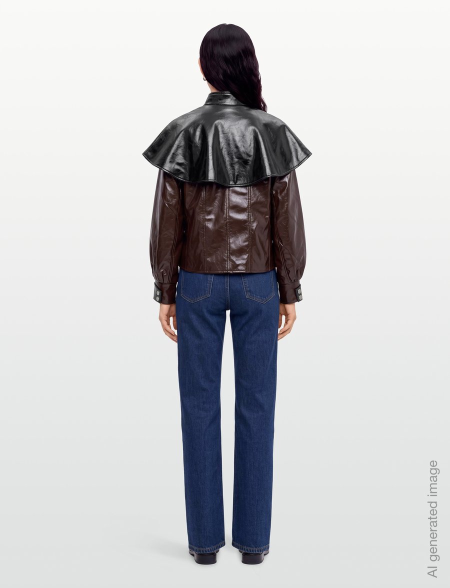 Laagam - NOOR BROWN BOMBER JACKET - bomberjackor - brown - 4