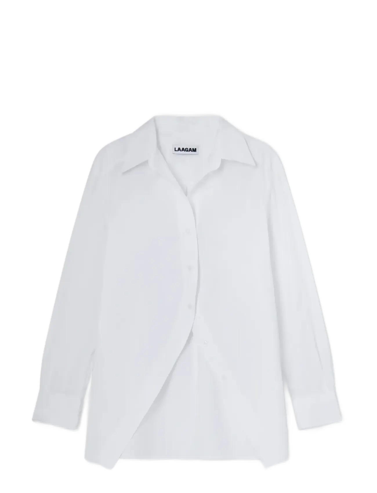 Laagam No Boyfriend White Shirt, M, Shirts, Weiß - Long-sleeved, Frauen