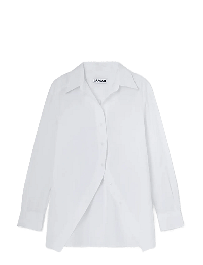 Laagam NO BOYFRIEND WHITE SHIRT - Hversdagsleg Tíska - WHITE / white
