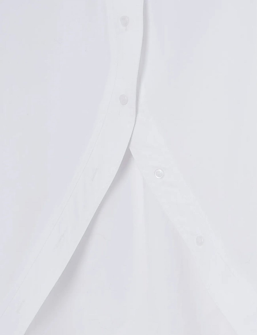 Laagam - NO BOYFRIEND WHITE SHIRT - jeansskjortor - white - 1