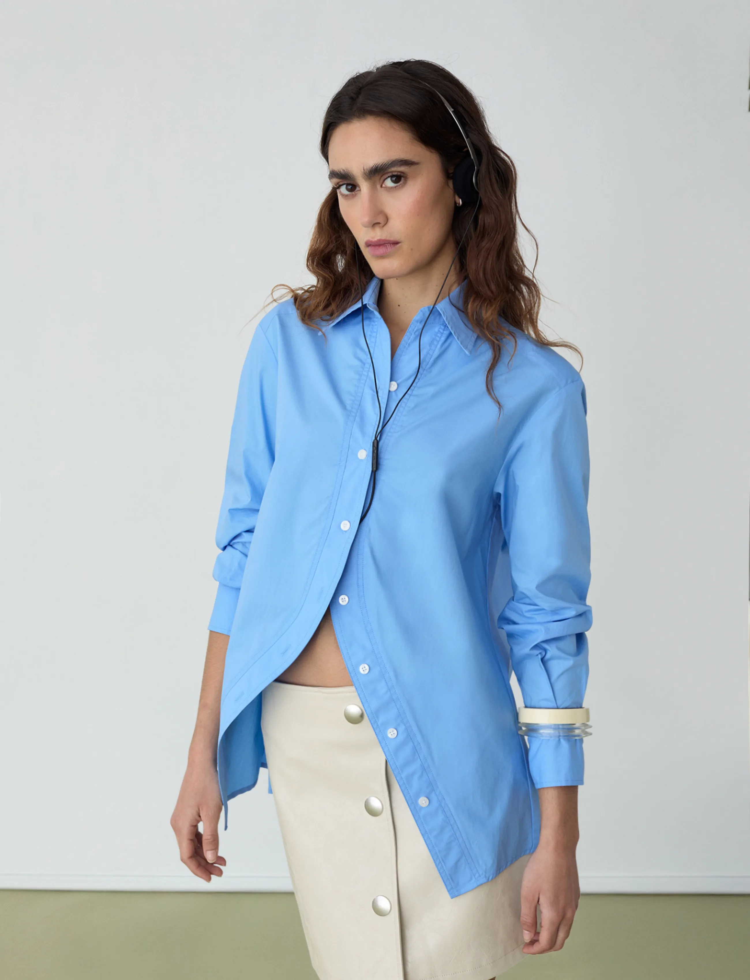 No Boyfriend Blue Shirt