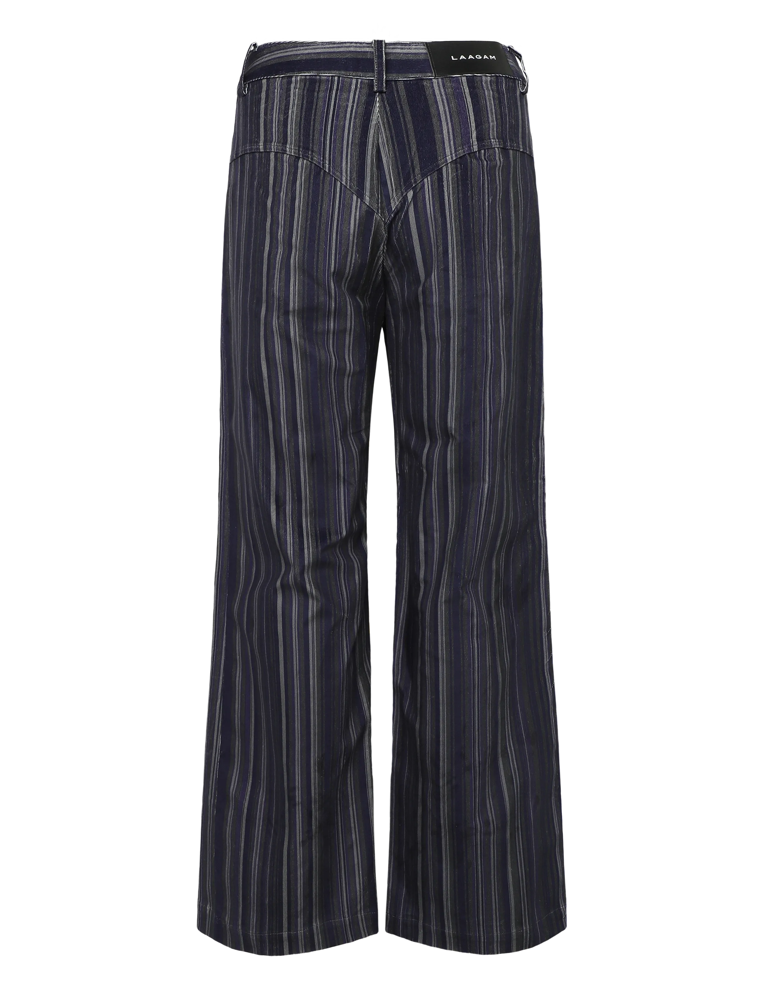 Laagam - HOLLY BLUE CORDUROY STRIPED PANTS - cordhosen - blue - 1