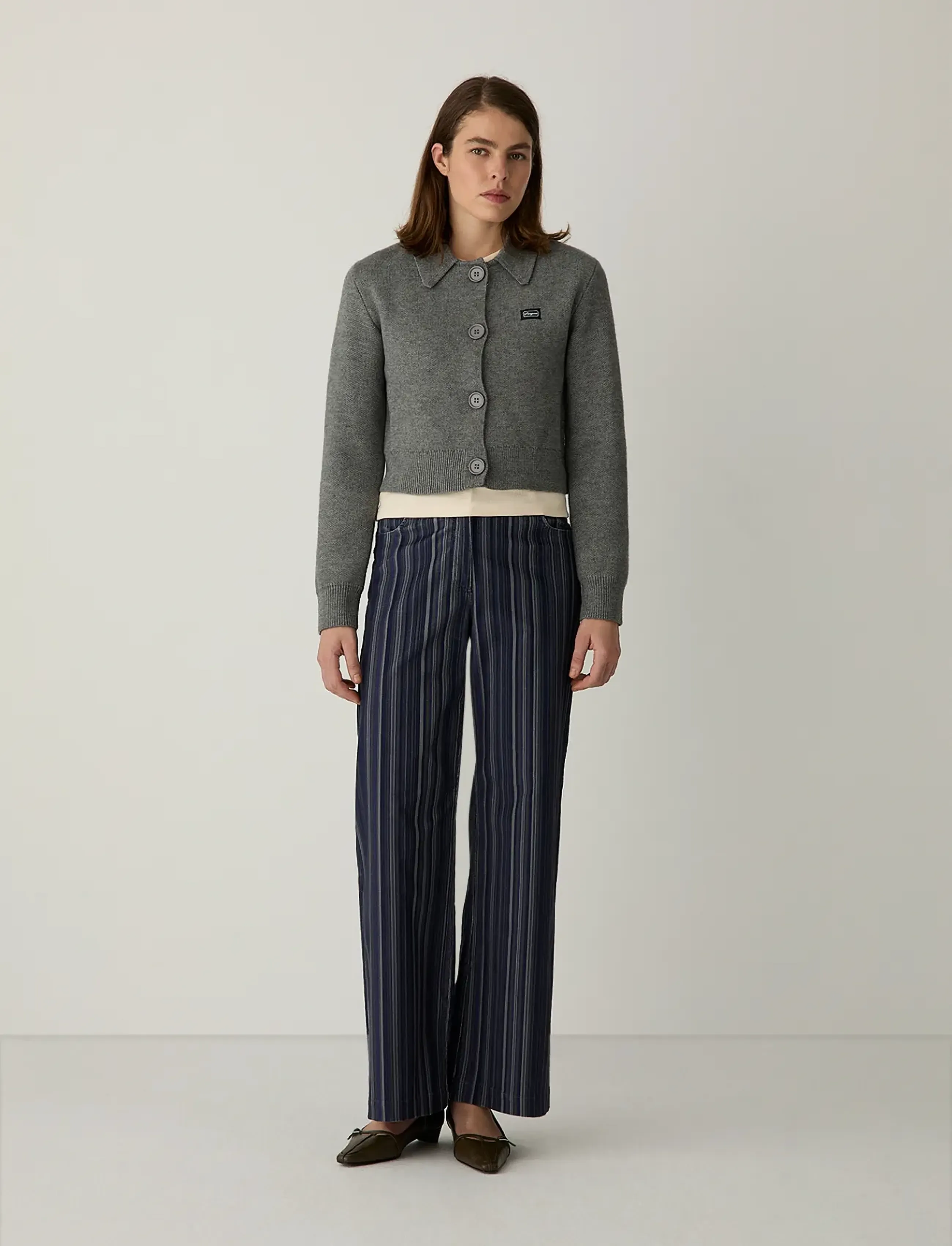Laagam HOLLY BLUE CORDUROY STRIPED PANTS - Rõivad - BLUE / blue