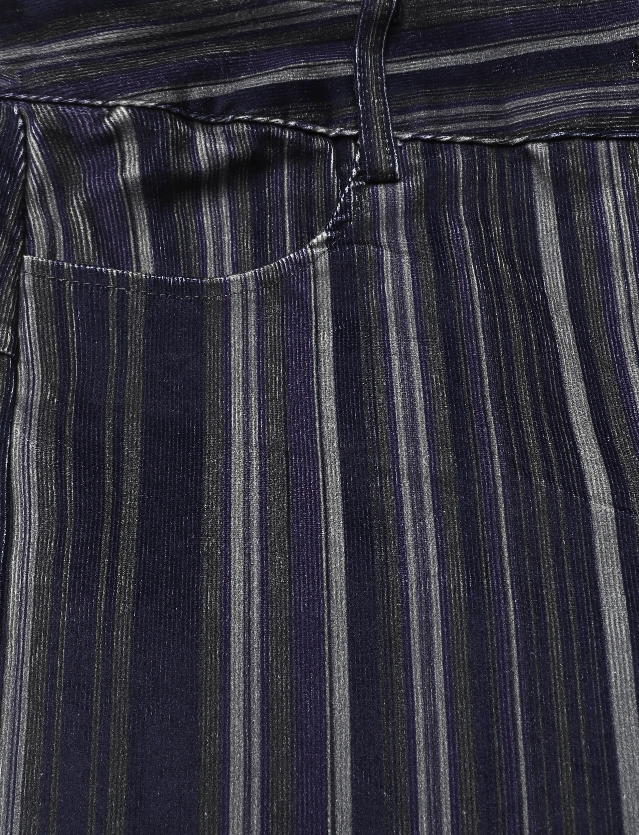 Laagam - HOLLY BLUE CORDUROY STRIPED PANTS - cordhosen - blue - 3
