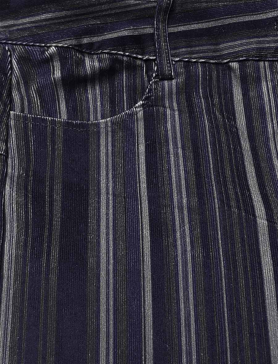 Laagam - HOLLY BLUE CORDUROY STRIPED PANTS - cordhosen - blue - 3