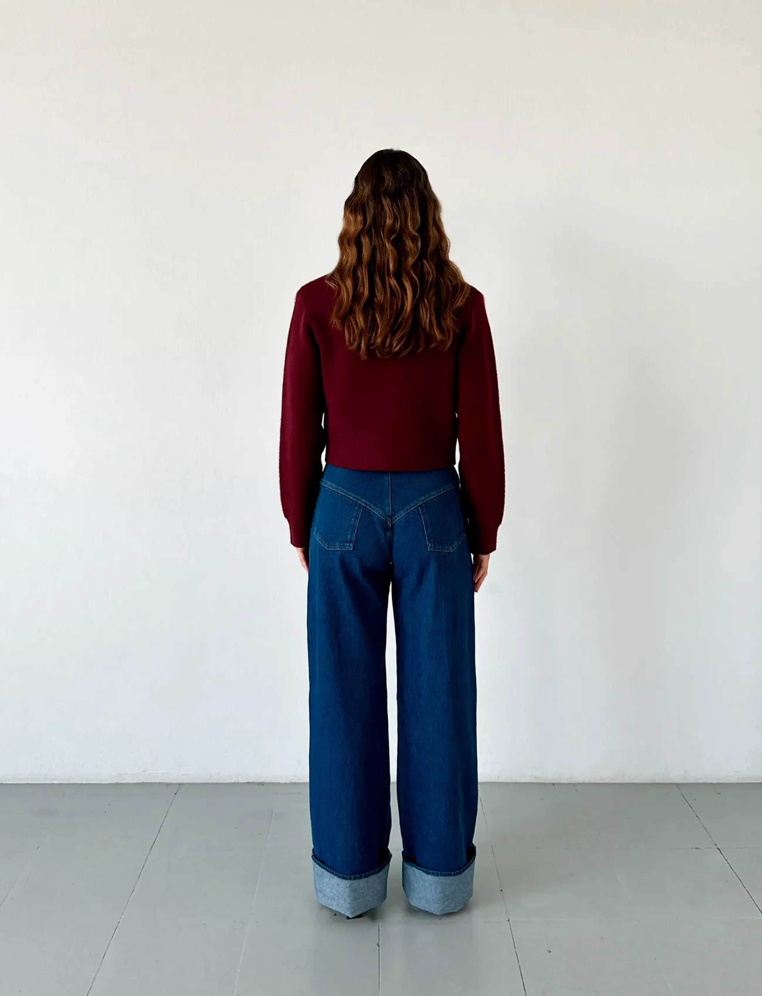 Laagam - DALLAS INDIGO DENIM JEANS - hosen mit weitem bein - denim blue - 3