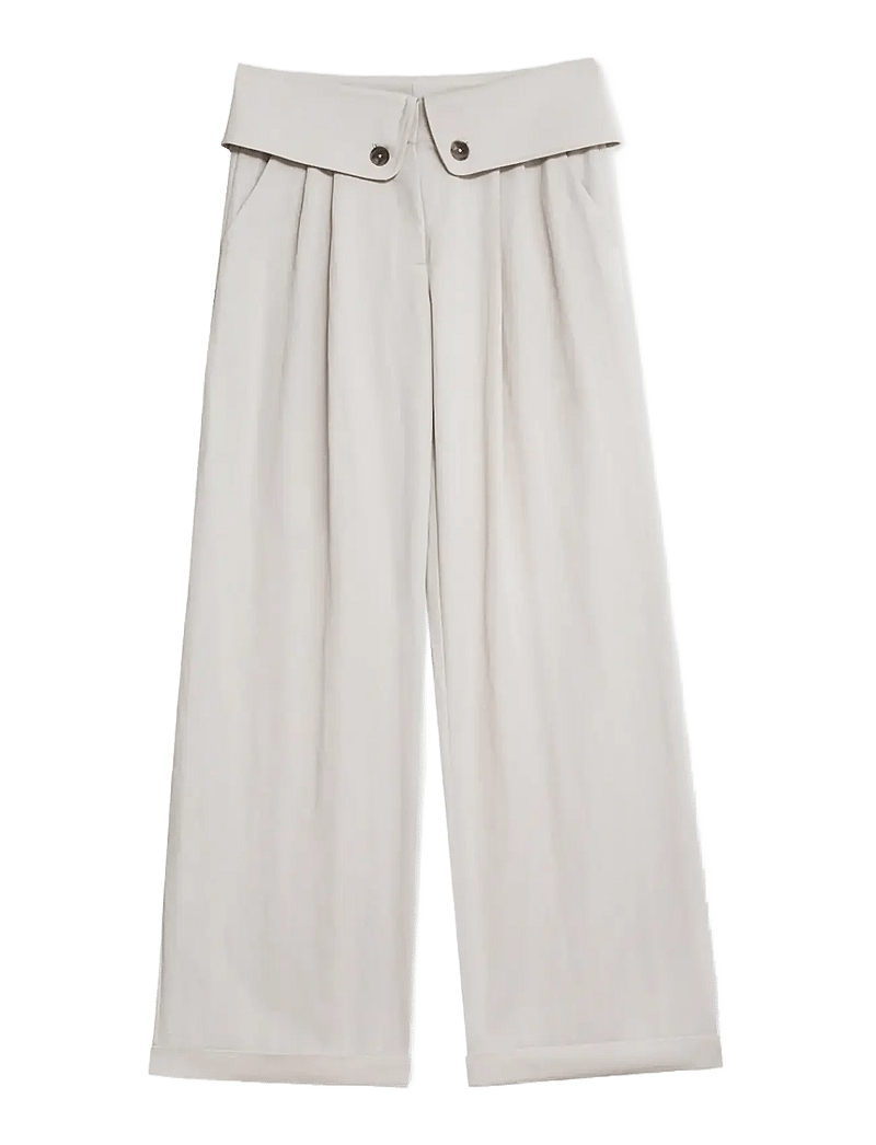Laagam - LEIA SAND FLOW PANTS - vida byxor - sand - 1
