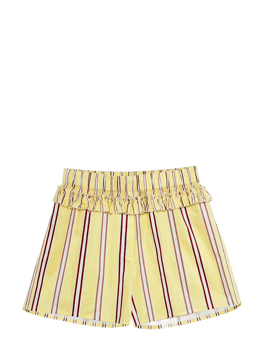 Laagam - CAOS BUTTER STRIPED POPLIN BOXER PANTS - freizeitshorts - butter - 0