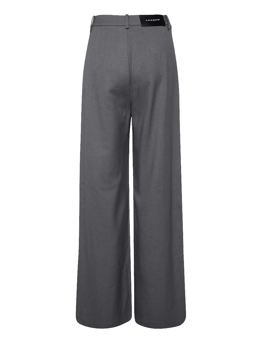 Laagam - ZION GREY PANTS - hose mit geradem bein - grey - 1