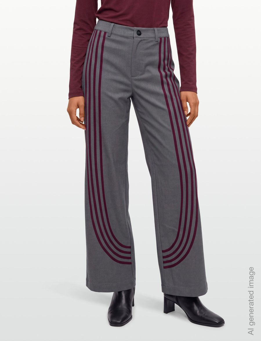Laagam - ZION GREY PANTS - hose mit geradem bein - grey - 3