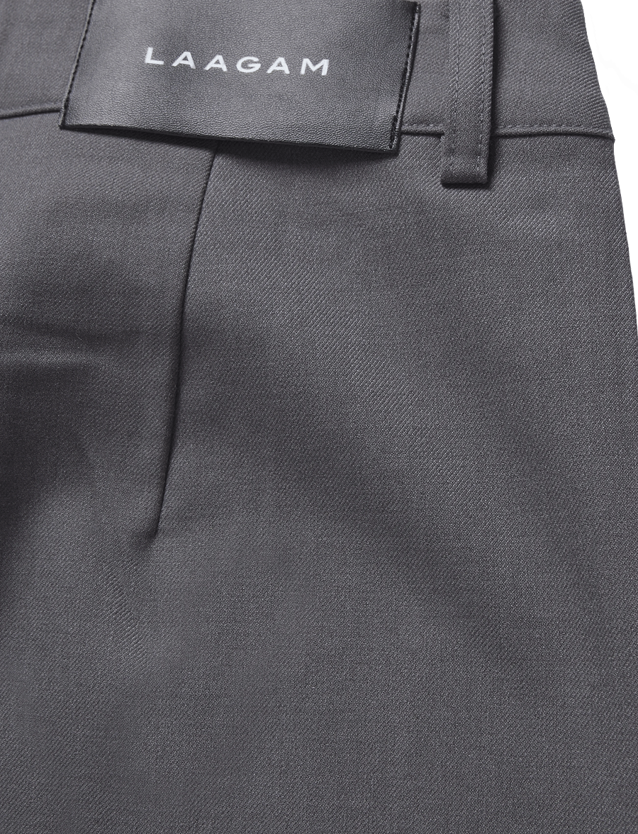 Laagam - ZION GREY PANTS - hose mit geradem bein - grey - 2